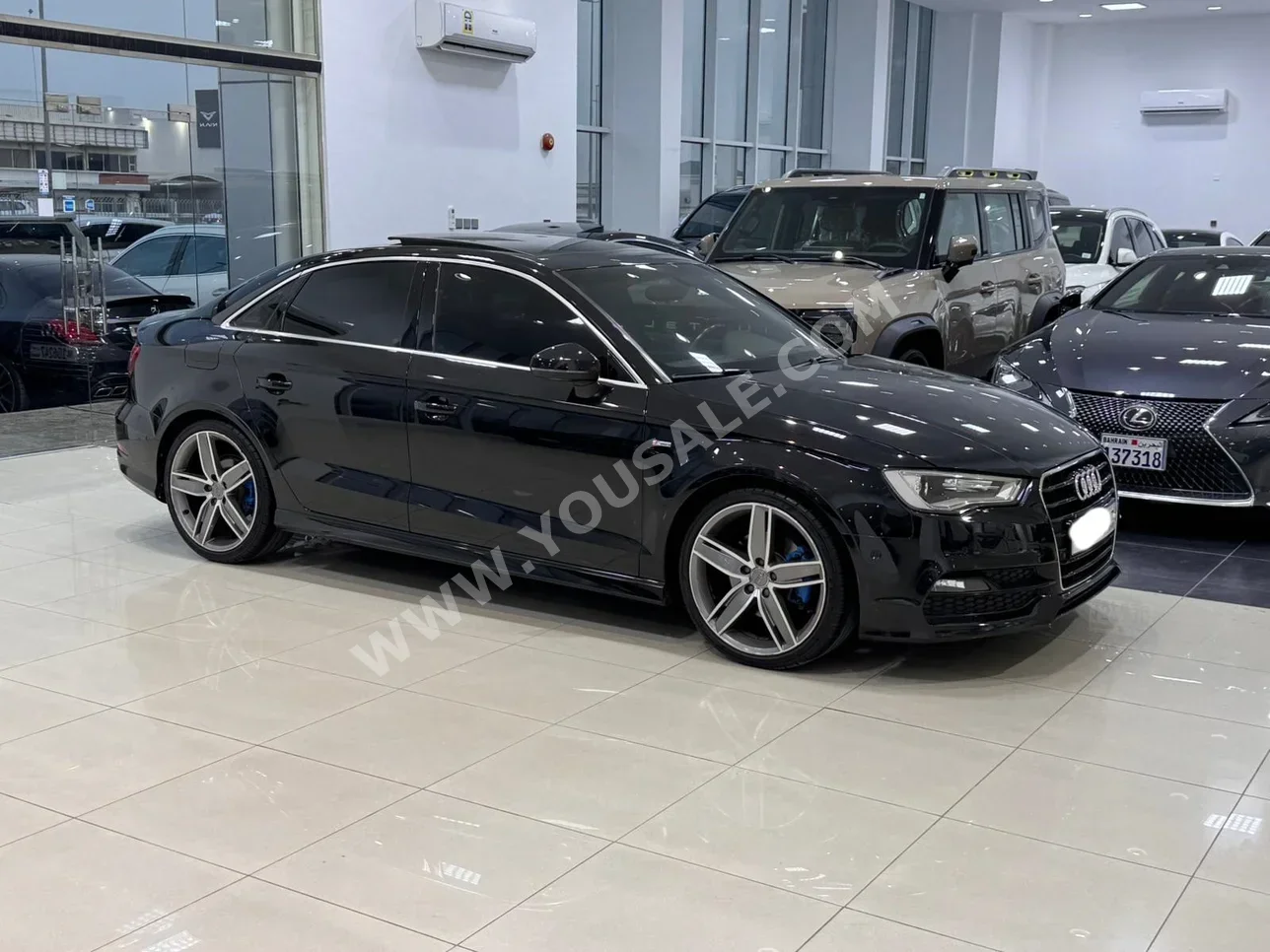 اودي  أي 3  2016  اتوماتك  163,450 كم  4 سلندر  سيدان  أسود