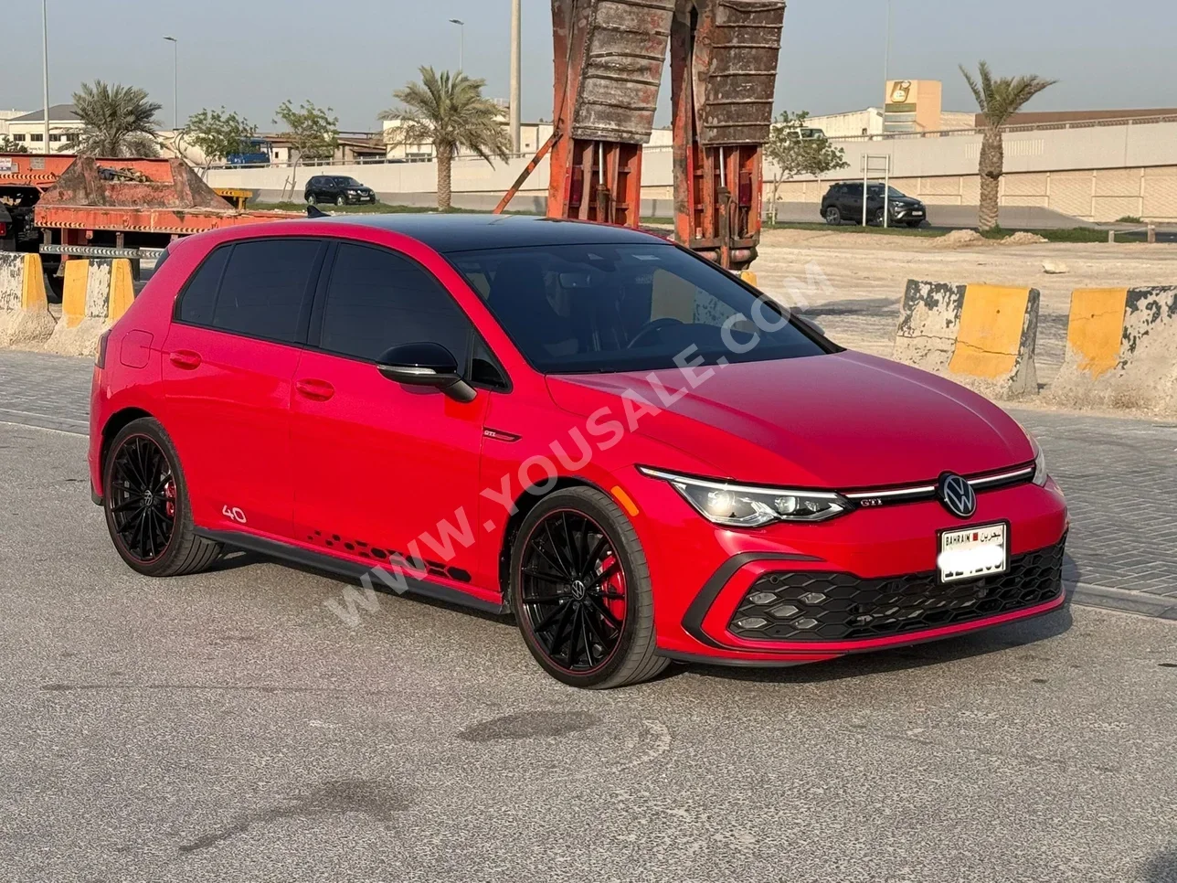 فوكس واغن  غولف  جي تي اي  2023  اتوماتك  25,350 كم  4 سلندر  هاتشباك  أحمر
