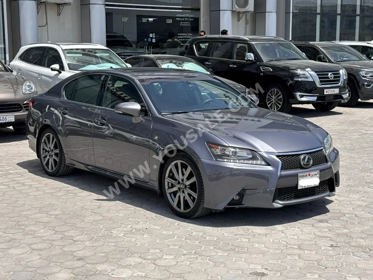 لكزس  جي اس  350 اف سبورت  2014  اتوماتك  155,500 كم  6 سلندر  سيدان  رمادي