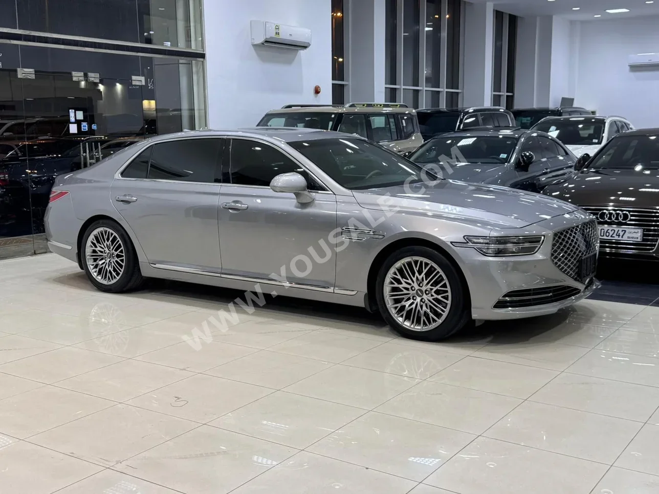 جينيسيس  جي 90  2021  اتوماتك  19,900 كم  8 سلندر  سيدان  فضي  تحت الضمان