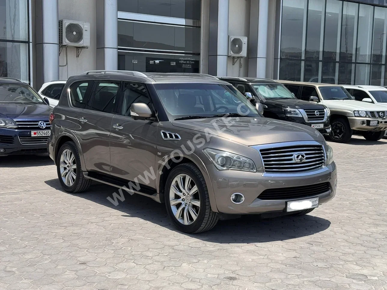 انفنيتي  كيو اكس  80  2014  اتوماتك  219,350 كم  8 سلندر  اس يو في  رمادي
