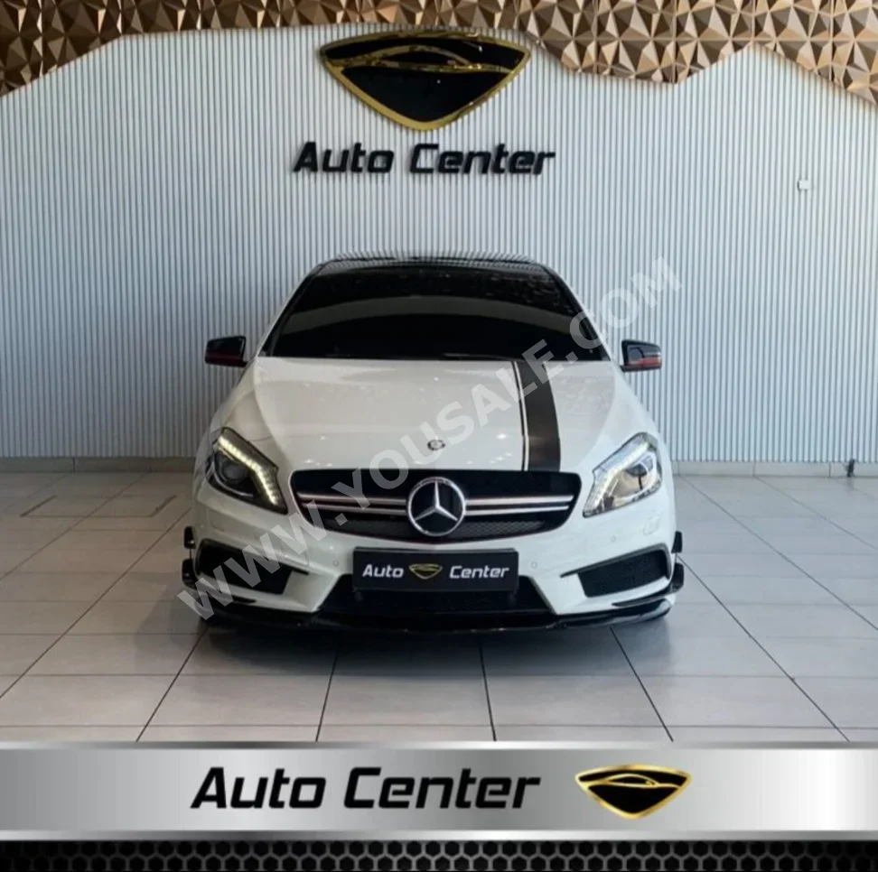 مرسيدس - بنز  ايه - كلاس  45 AMG  2014  اتوماتك  170,000 كم  4 سلندر  هاتشباك  أبيض