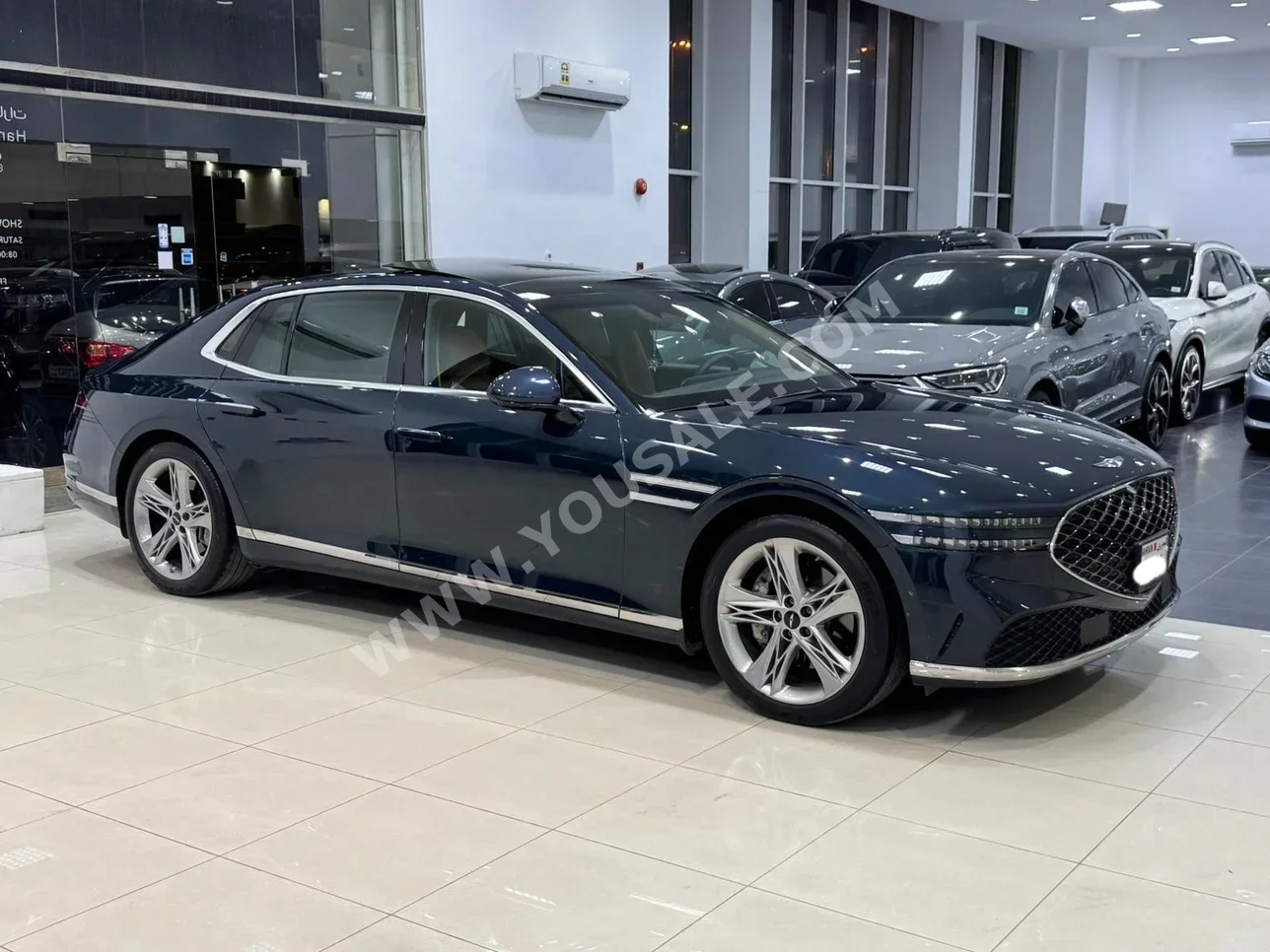 Genesis  G90  2023  Automatic  31,650 KM  6 Cylinder  Sedan  Blue  With Warranty