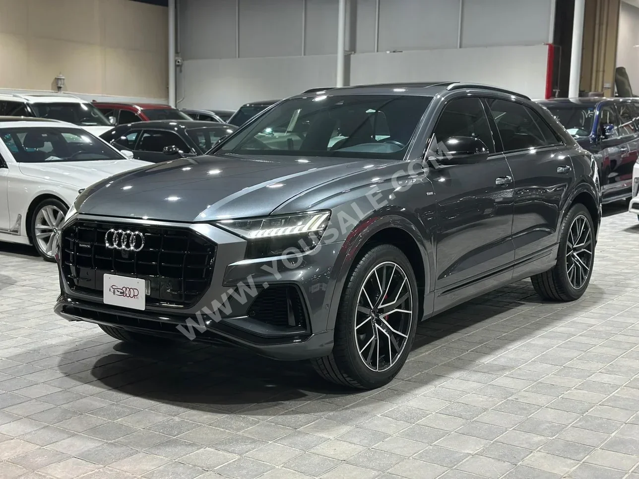 Audi  Q8  S Line quatro  2019  Automatic  89,000 KM  6 Cylinder  SUV  Gray