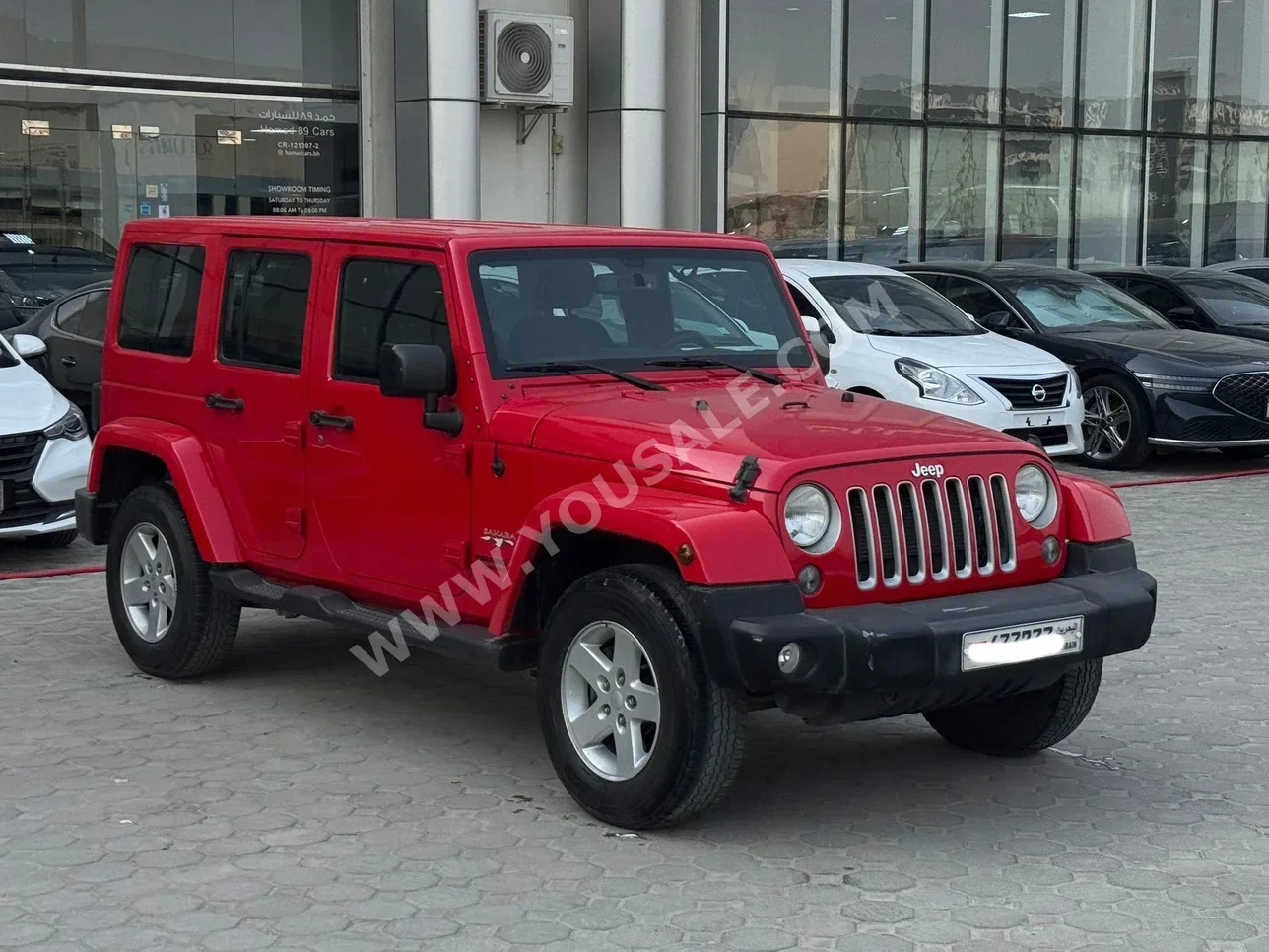 Jeep  Wrangler  Sahara  2016  Automatic  199,850 KM  6 Cylinder  SUV  Red
