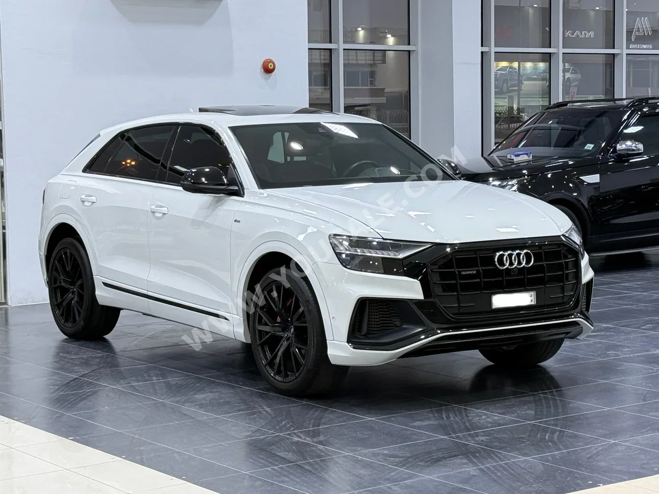 Audi  Q8  S Line  2021  Automatic  76,150 KM  6 Cylinder  SUV  White  With Warranty