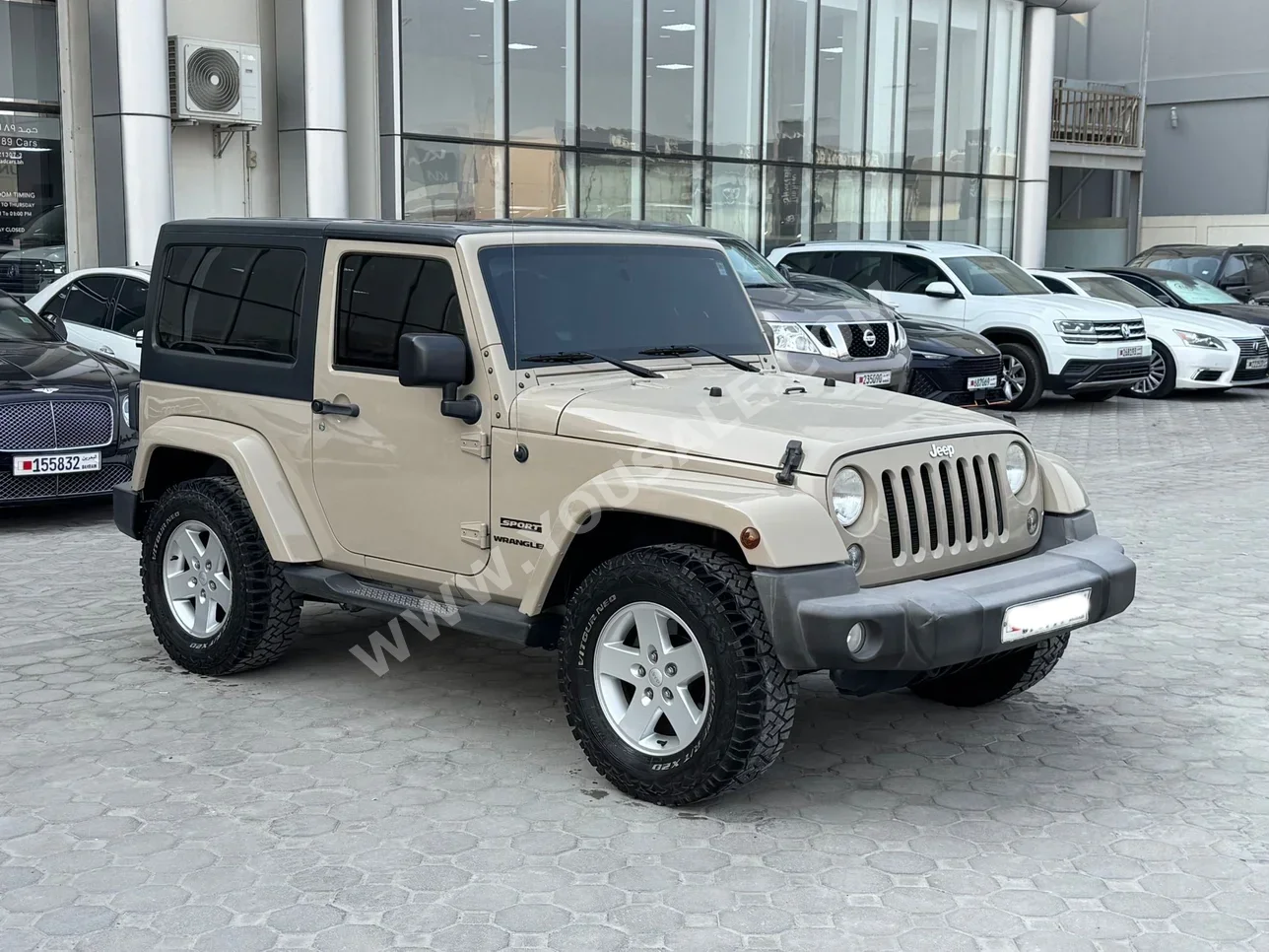 Jeep  Wrangler  Sport  2016  Automatic  99,300 KM  6 Cylinder  SUV  Beige