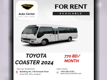 Toyota  Coaster  4 Cylinder  BUS  White  2024