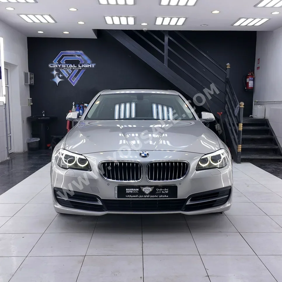 BMW  5-Series  528i  2014  Automatic  130,000 KM  4 Cylinder  Sedan  Beige
