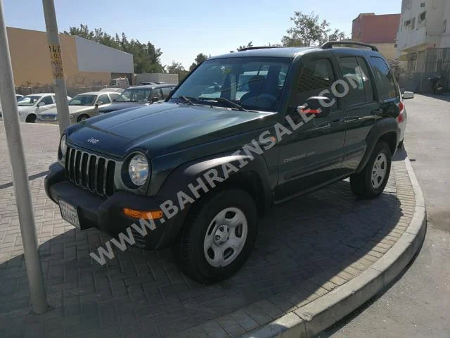 Jeep  Cherokee  2003  SUV  Automatic  6  157,000  4WD  Green  Gasoline