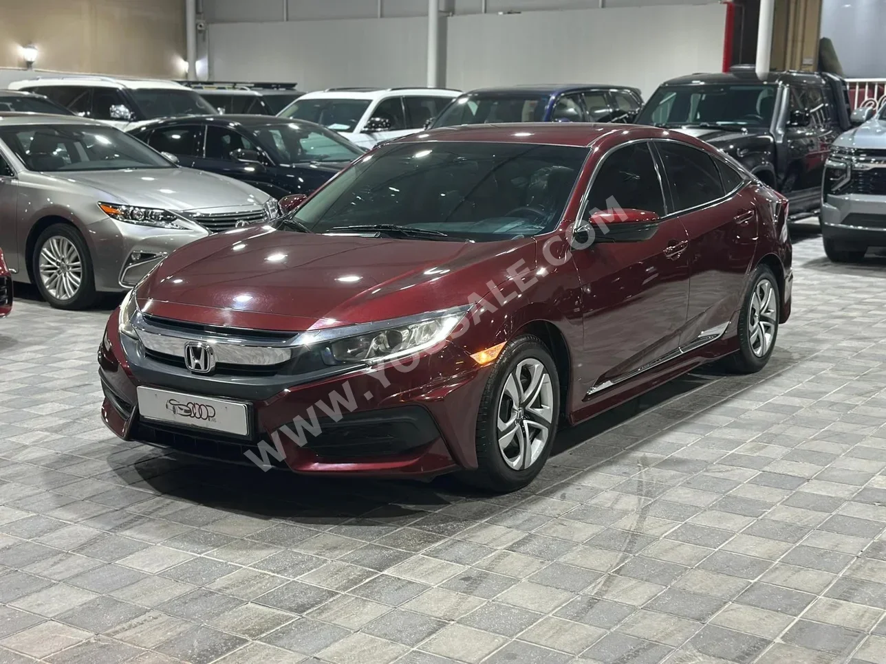 Honda Civic 2016 Automatic 123,000 KM 4 Cylinder Sedan Maroon