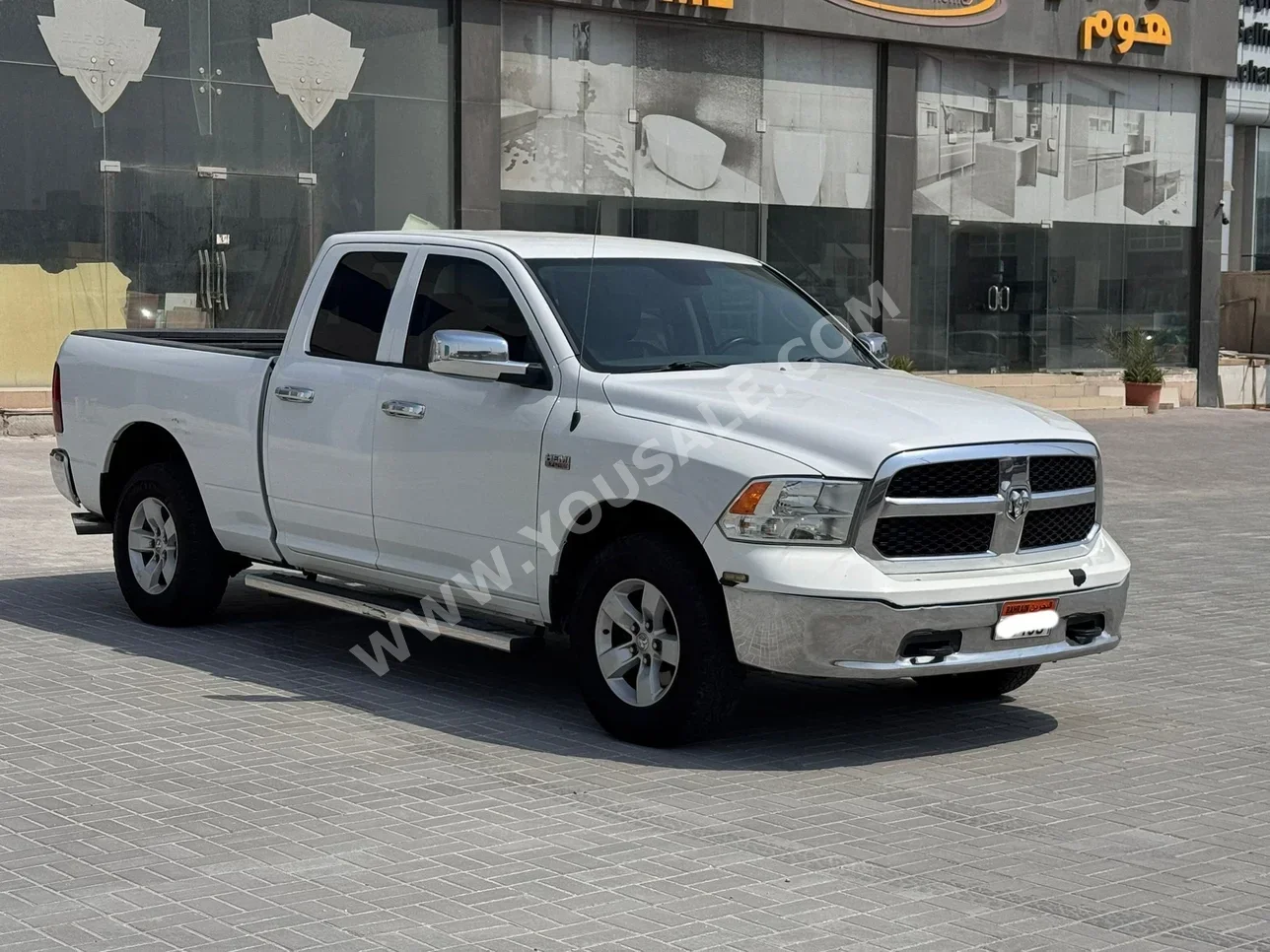 دودج  رام  1500  2018  اتوماتك  76,850 كم  8 سلندر  بيكب  أبيض