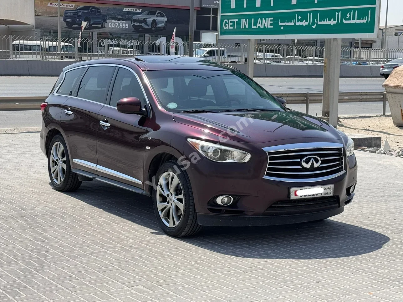 انفنيتي كيو اكس 60 2015 اتوماتك 129,700 كم 6 سلندر اس يو في أحمر