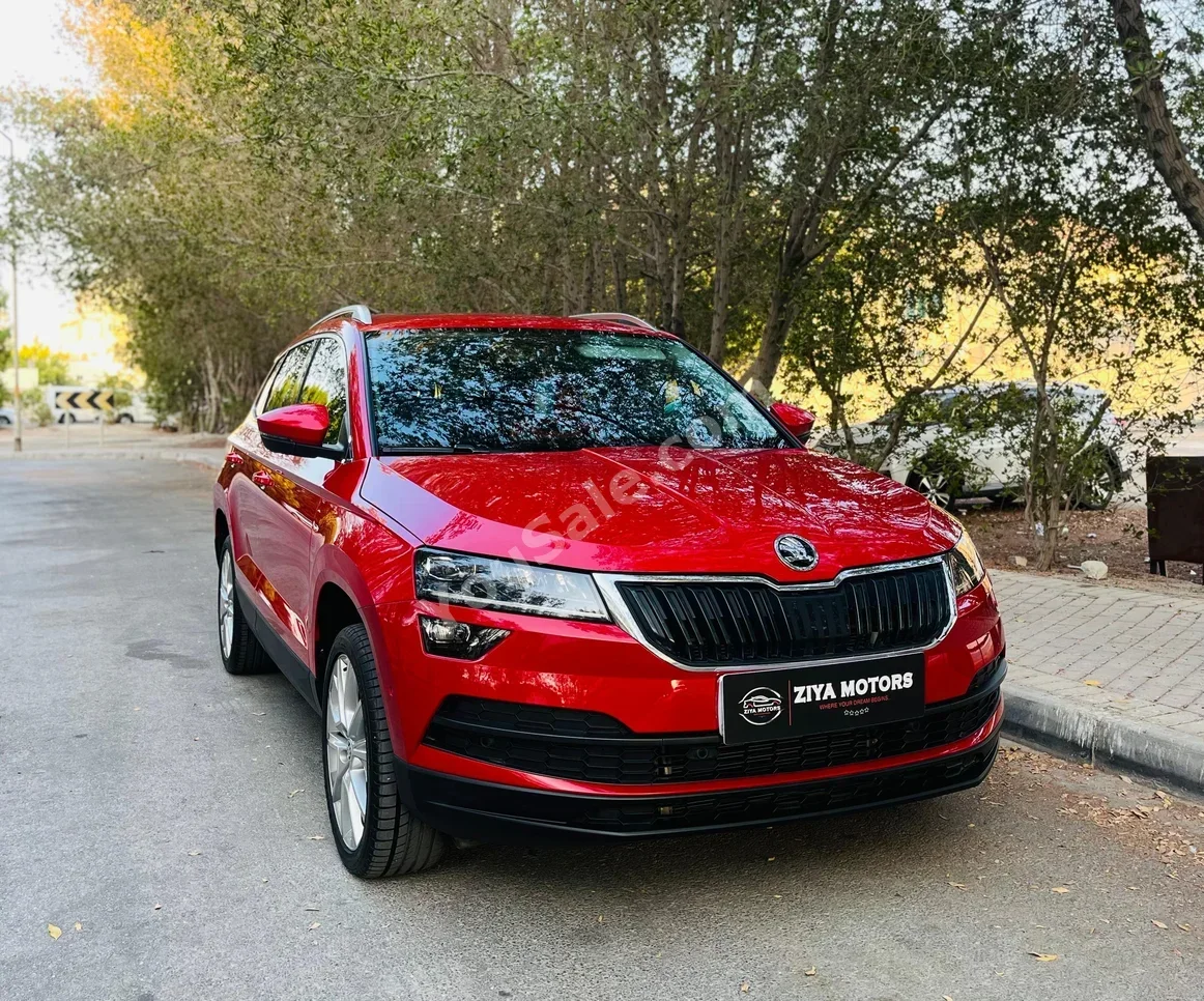 Skoda  KODIAQ  2022  Automatic  28,000 KM  4 Cylinder  SUV  Red  With Warranty