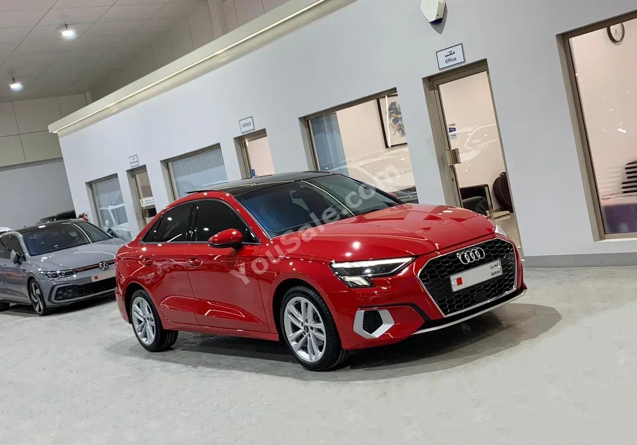 Audi A3 1.4 2022 Automatic 28,000 KM 4 Cylinder Sedan Dark Red With Warranty