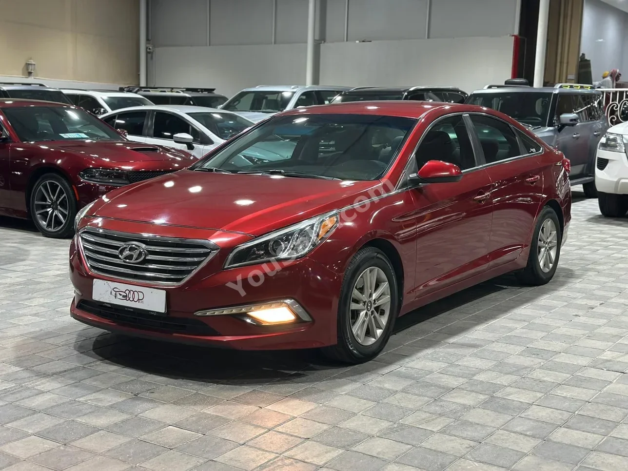 Hyundai  Sonata  2015  Automatic  140,000 KM  4 Cylinder  Sedan  Red