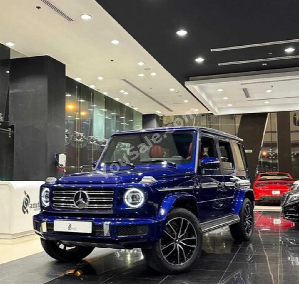 مرسيدس - بنز  جي - كلاس  500 AMG  2022  اتوماتك  15,000 كم  8 سلندر  اس يو في  ازرق  تحت الضمان