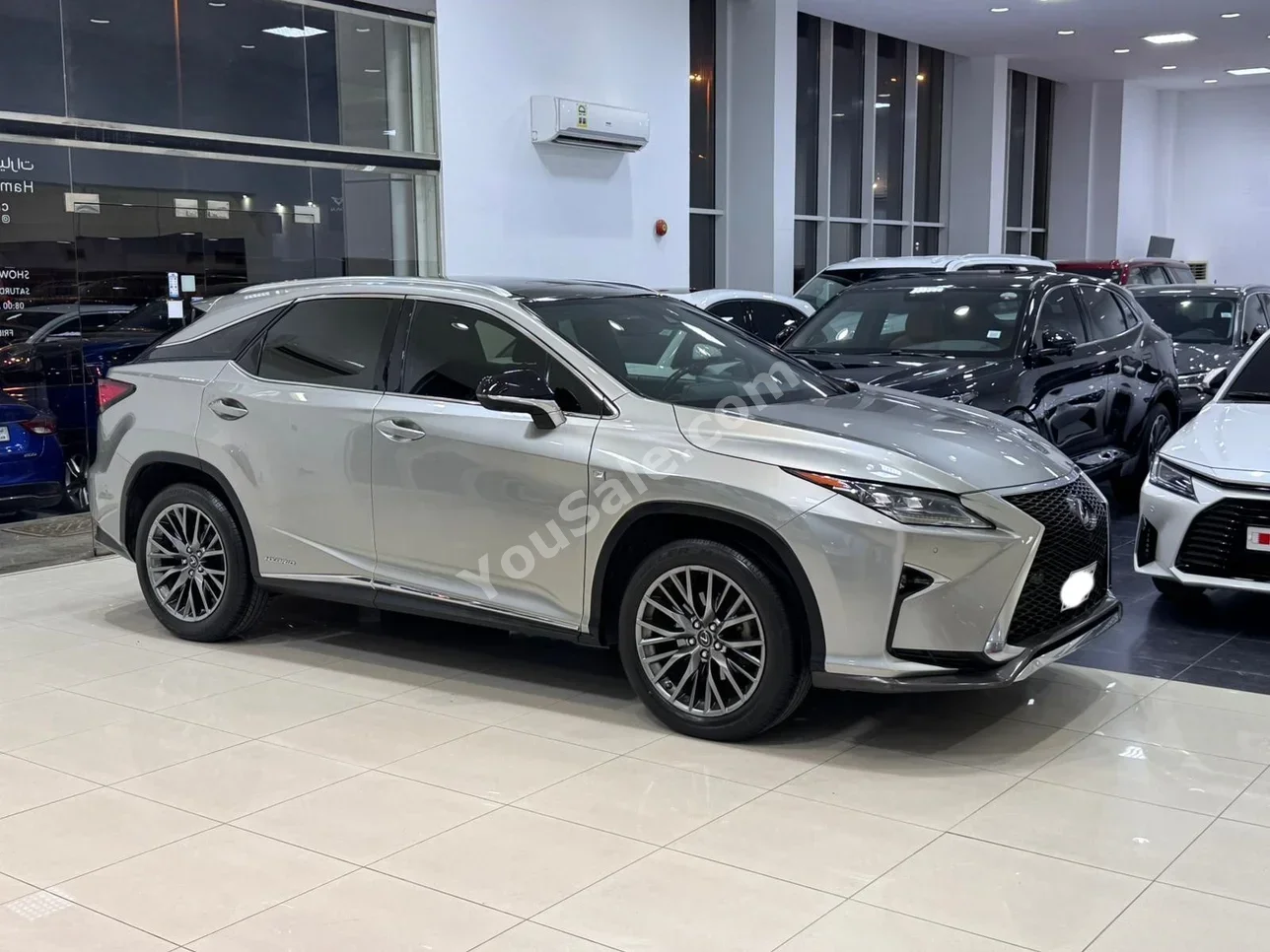 لكزس  ار اكس  450h  2019  اتوماتك  78,450 كم  6 سلندر  اس يو في  فضي