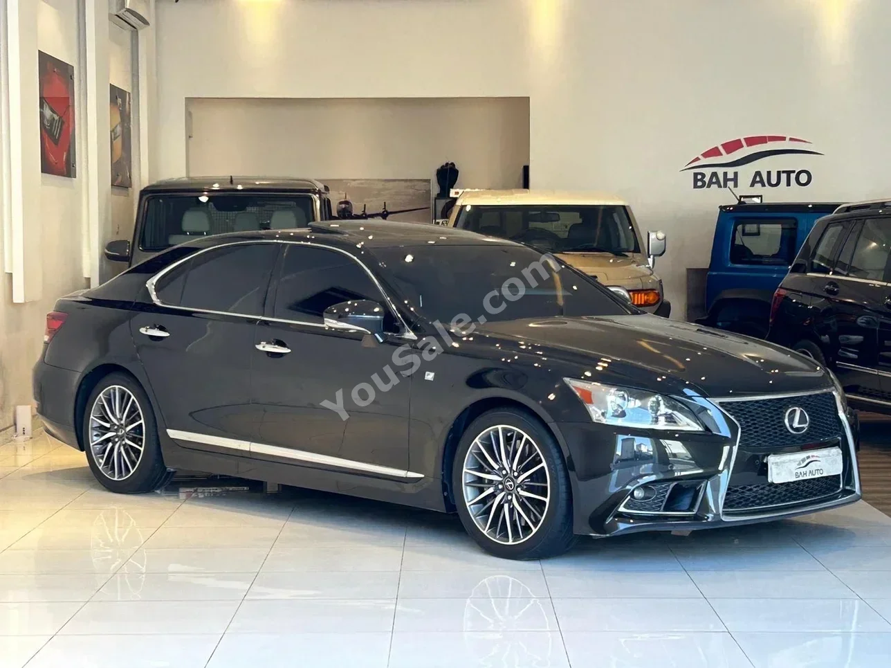 لكزس ال اس 460 سبورت 2014 اتوماتك 125,000 كم 8 سلندر سيدان أسود