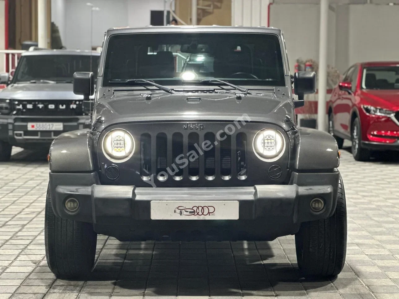 جييب  رانجلار  سبورت  2018  اتوماتك  64,000 كم  6 سلندر  اس يو في  رمادي