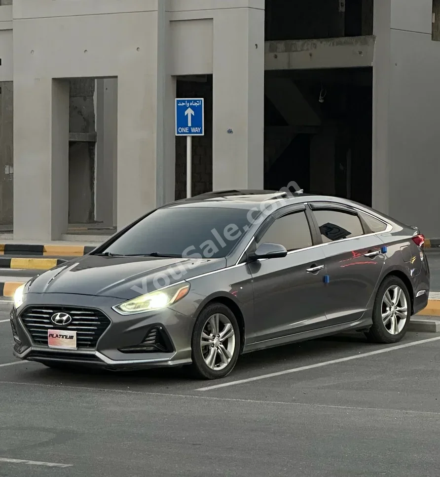 هيونداي سوناتا 2018 اتوماتك 130 كم 4 سلندر سيدان رمادي