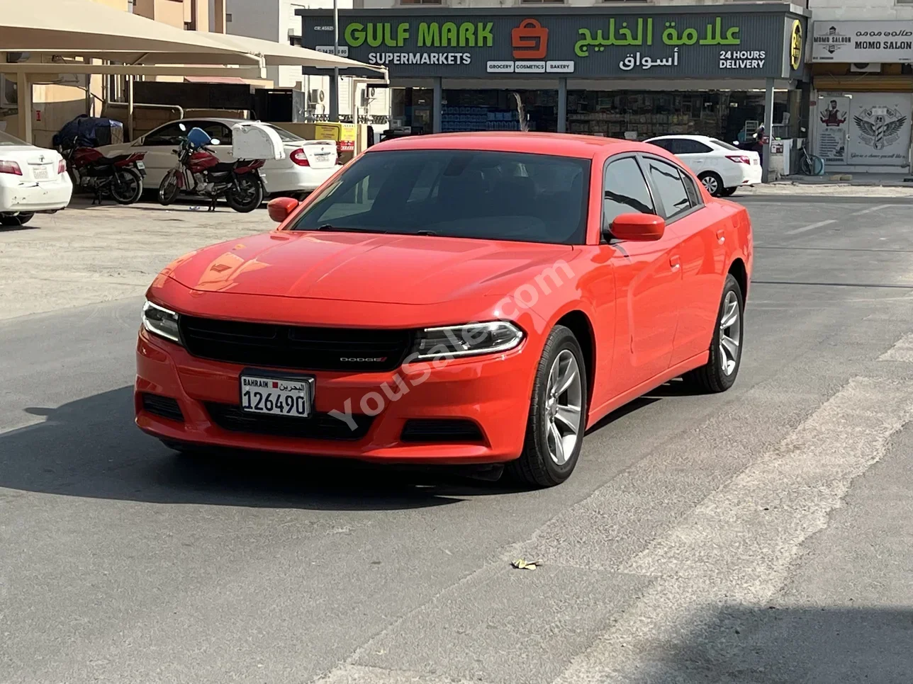 Dodge Charger RT 2019 Automatic 80 KM 6 Cylinder Sedan Orange With Warranty