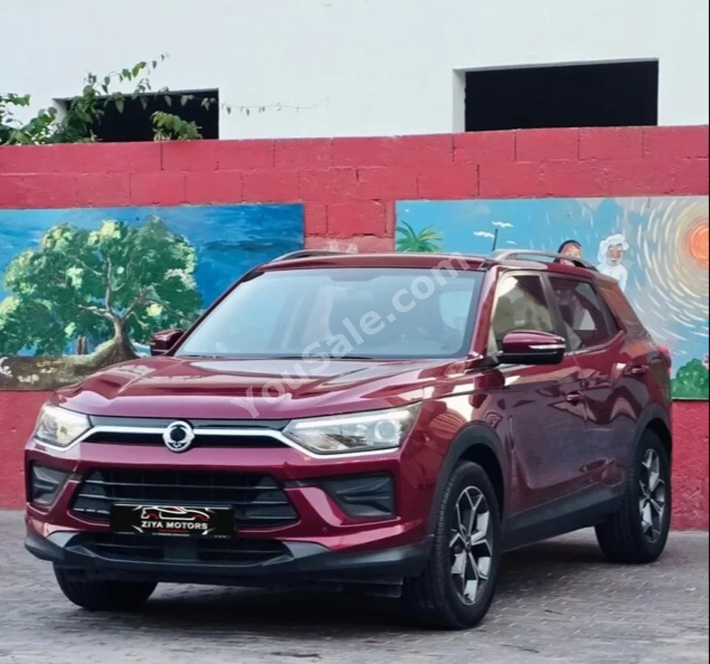 SSangyong  Korando  2020  Automatic  87,000 KM  4 Cylinder  SUV  Dark Red