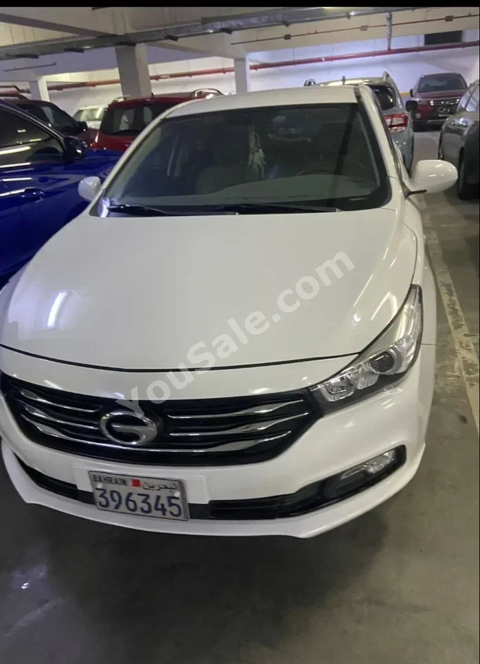 GAC GA3 2019 Automatic 81,500 KM 4 Cylinder Sedan White