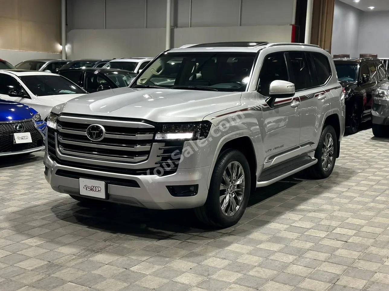 Toyota  Land Cruiser  GXR  2023  Automatic  69,000 KM  6 Cylinder  SUV  Silver  With Warranty