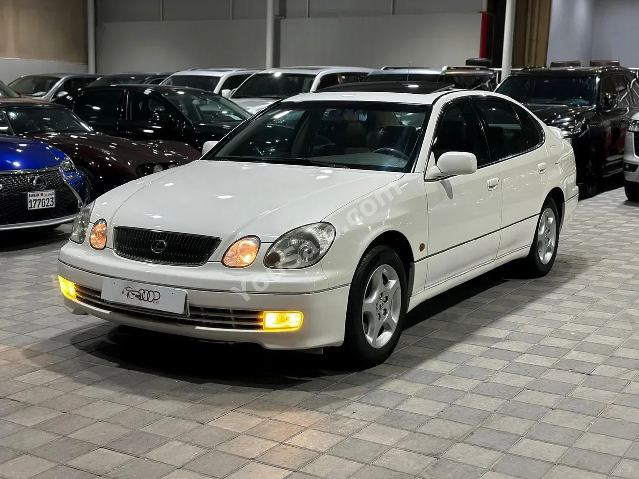 لكزس جي اس 300 1998 اتوماتك 340,000 كم 6 سلندر اس يو في أبيض