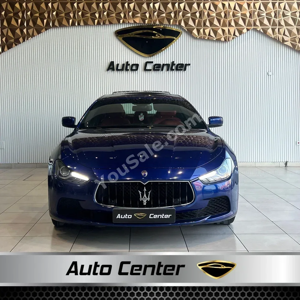 Maserati Ghibli 2016 Automatic 130,000 KM 6 Cylinder Sedan Blue