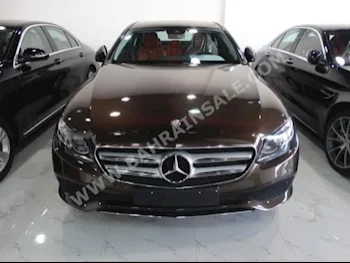 Mercedes-Benz  E-Class  200  2017  Sedan  Automatic  4  27,000  RWD  Brown  Gasoline
