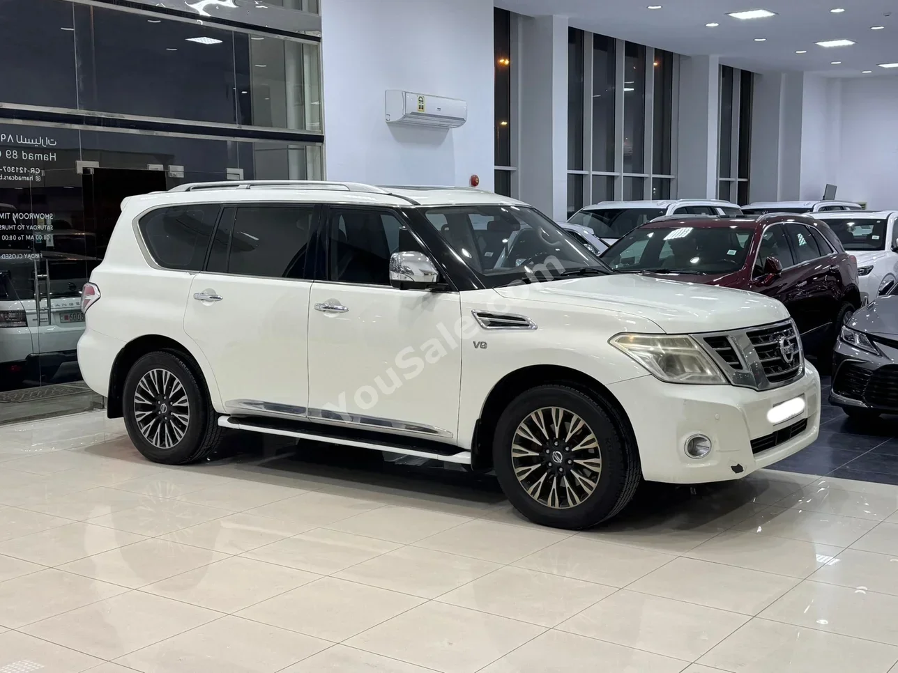 Nissan Patrol LE 2013 Automatic 117,200 KM 8 Cylinder SUV White