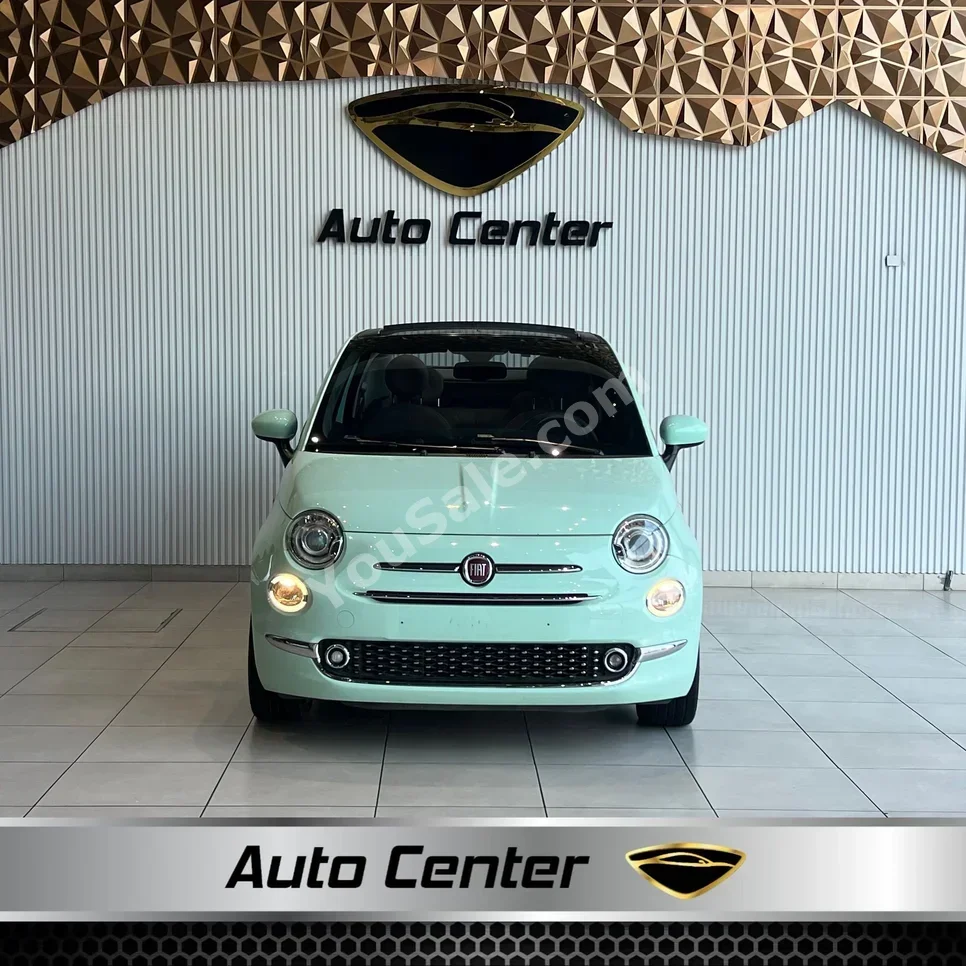 Fiat  500  2019  Automatic  44,000 KM  4 Cylinder  Coupe / Sport  Light Green