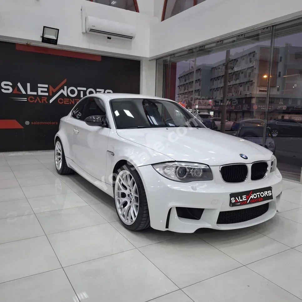 بي ام دبليو  الفئة - ام  1  2012  اتوماتك  87,500 كم  6 سلندر  كوبيه \ سبورت  أبيض