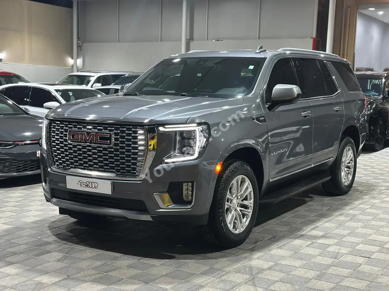GMC  Yukon  SLT  2021  Automatic  100,000 KM  8 Cylinder  SUV  Gray  With Warranty
