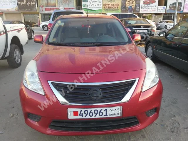 نيسان  صني  2014  سيدان  اتوماتك  4  80,000  دفع أمامي  أحمر  بنزين