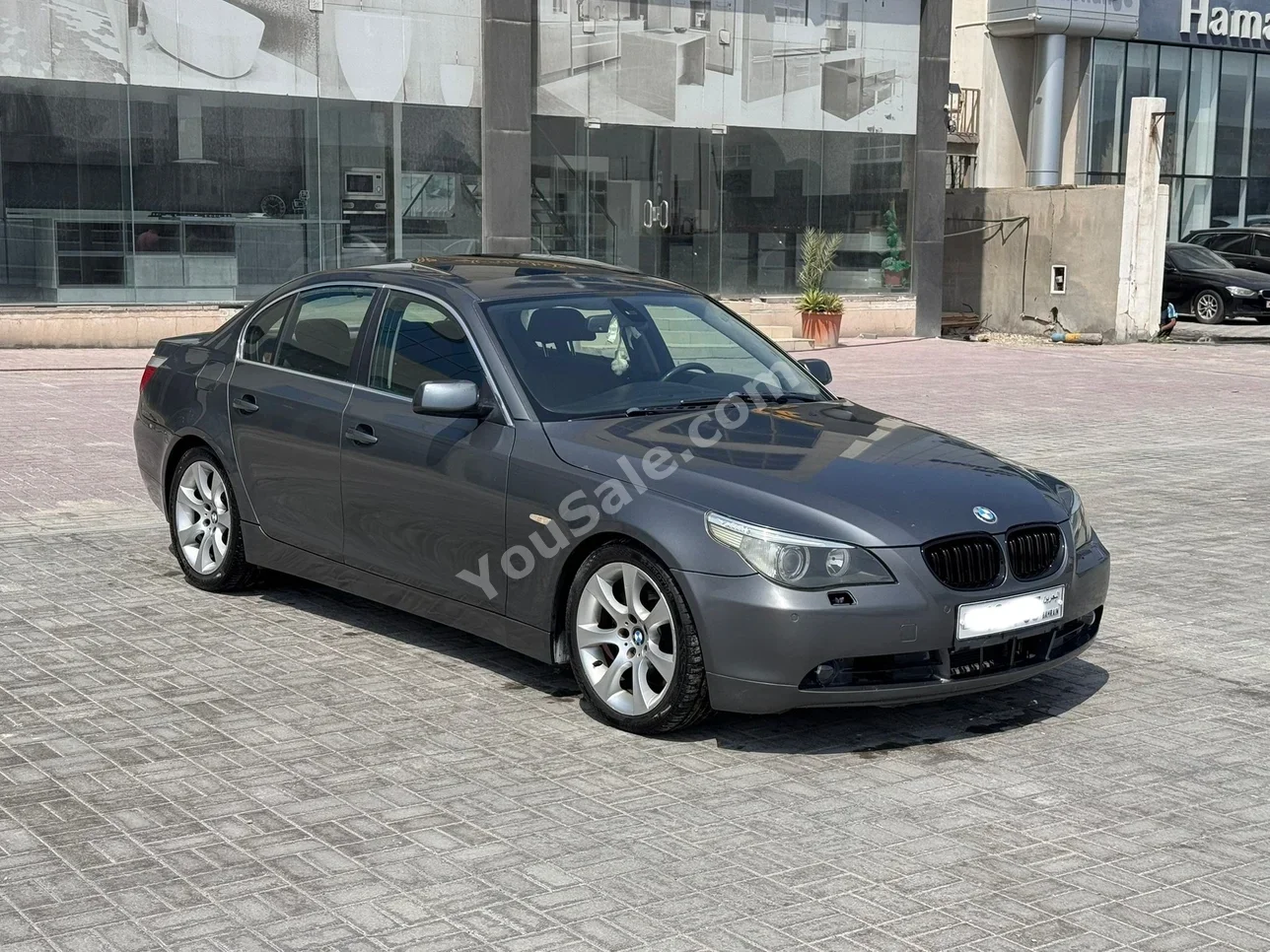 BMW  5-Series  540i  2007  Automatic  126,900 KM  8 Cylinder  Sedan  Gray