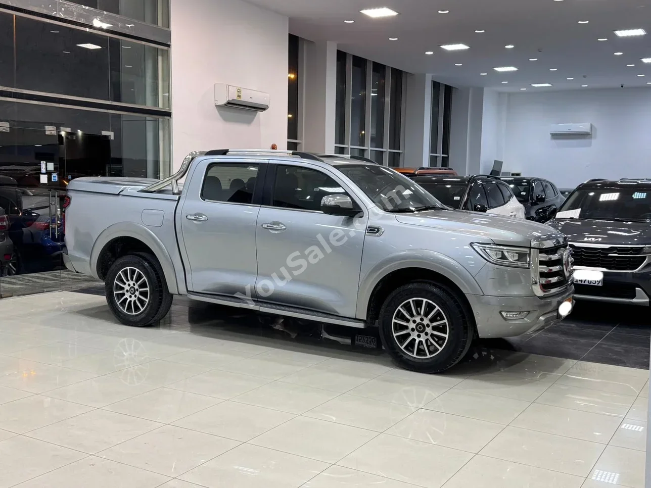غريت وول  بيك اب  2023  اتوماتك  65,950 كم  4 سلندر  بيكب  فضي