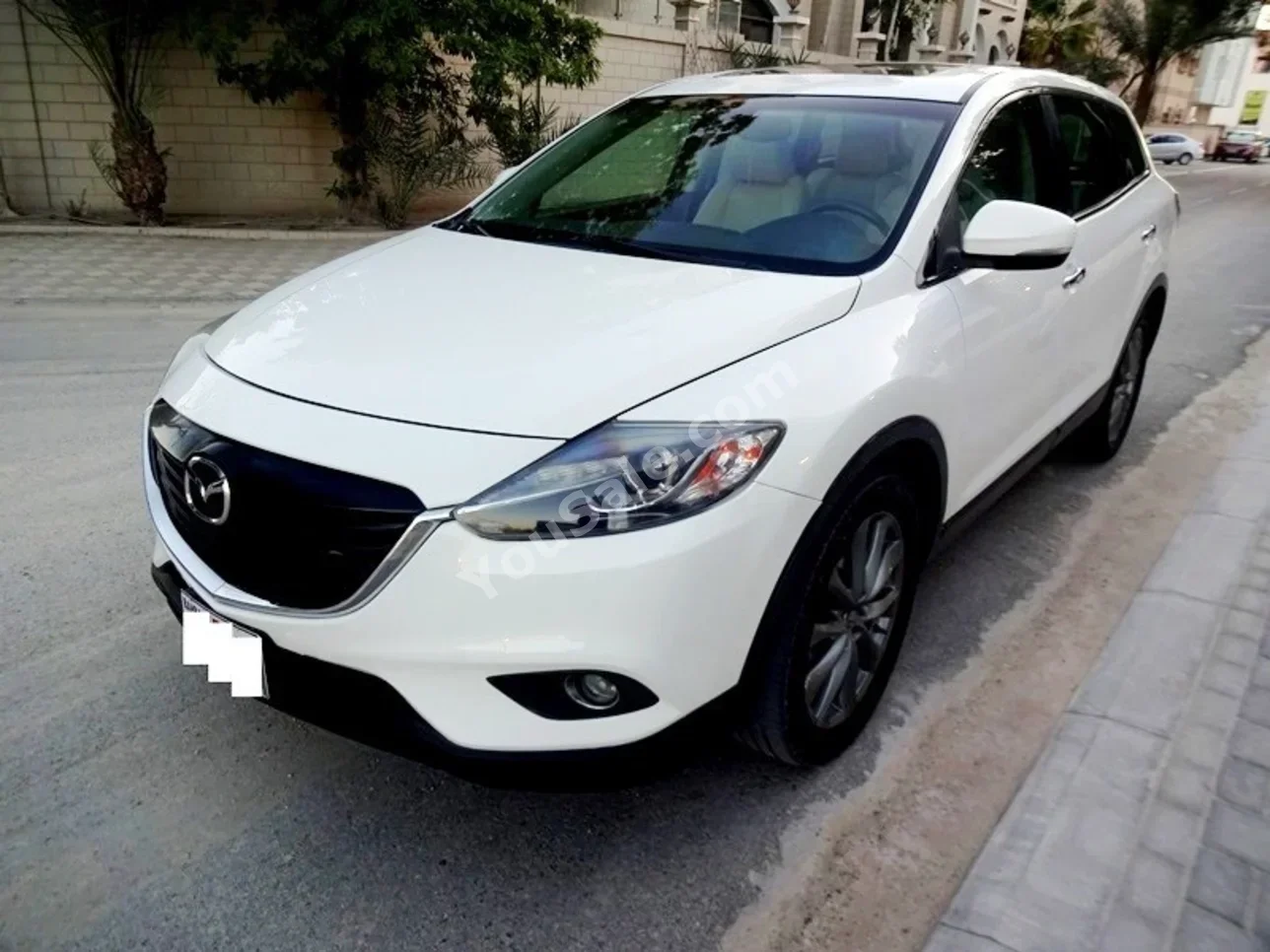 Mazda  CX  9  2015  Automatic  124,000 KM  6 Cylinder  SUV  White