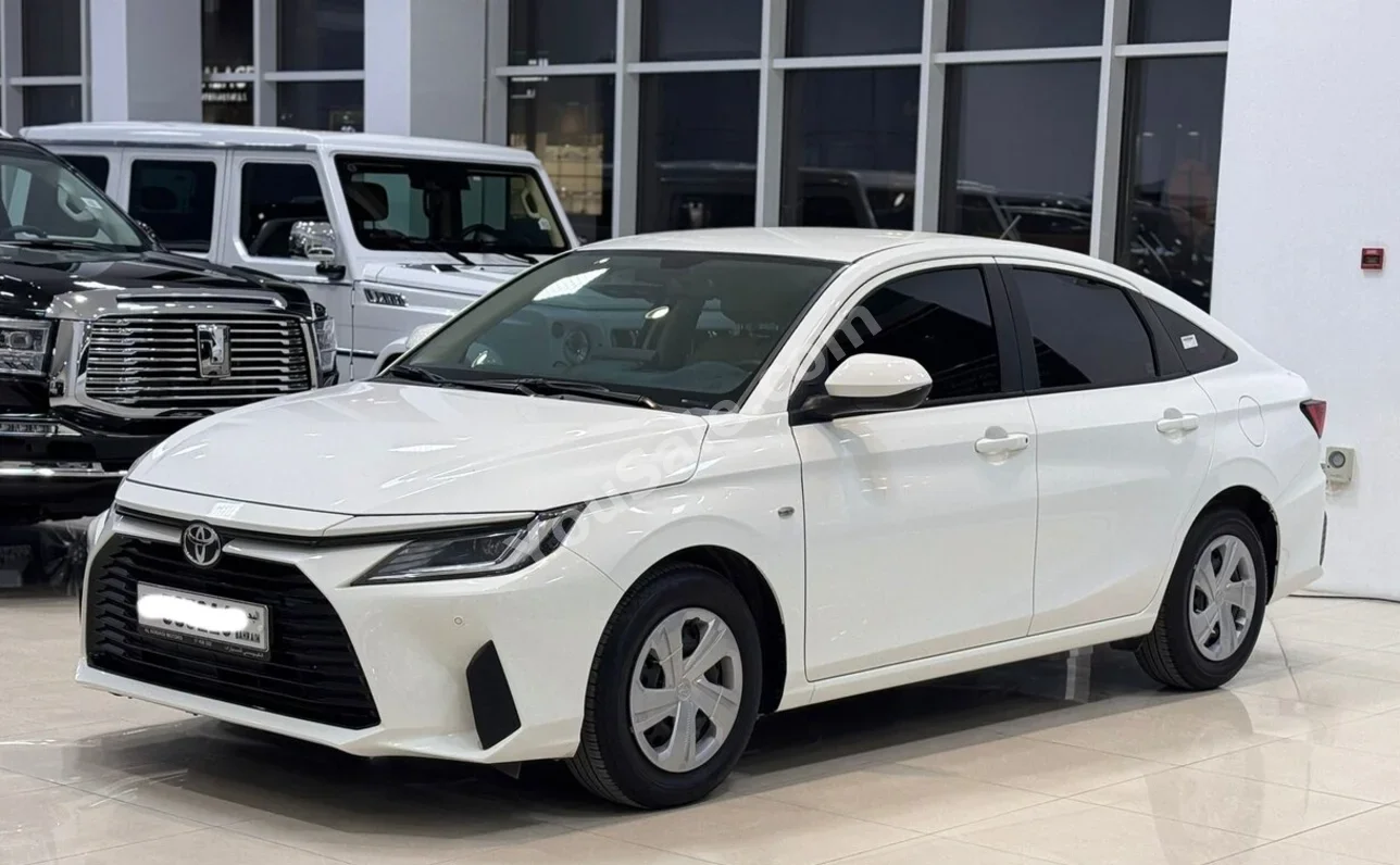 Toyota  Yaris  2026  Automatic  3,600 KM  4 Cylinder  Sedan  White  With Warranty