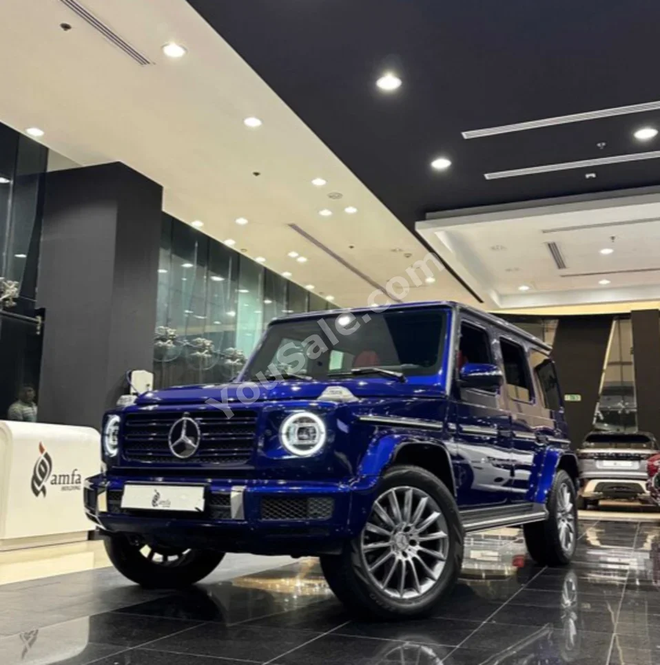 مرسيدس - بنز  جي - كلاس  500 AMG  2022  اتوماتك  22,000 كم  8 سلندر  اس يو في  ازرق  تحت الضمان