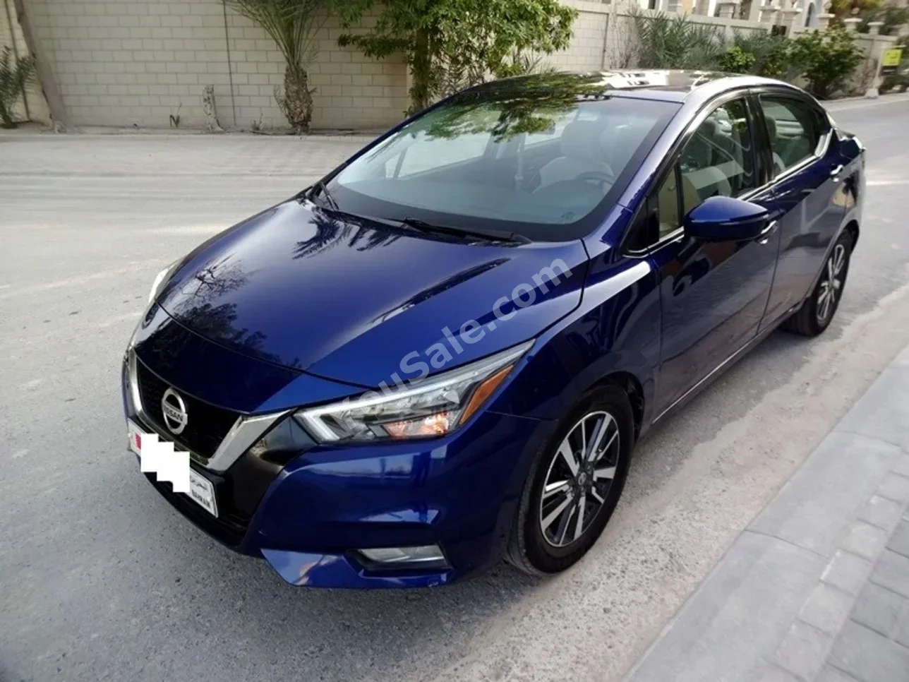 Nissan  Sunny  2021  Automatic  71,000 KM  4 Cylinder  Sedan  Blue  With Warranty