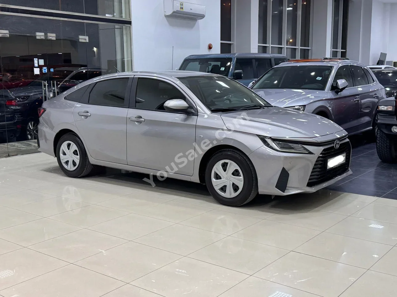 Toyota  Yaris  2026  Automatic  5,650 KM  4 Cylinder  Sedan  Silver  With Warranty