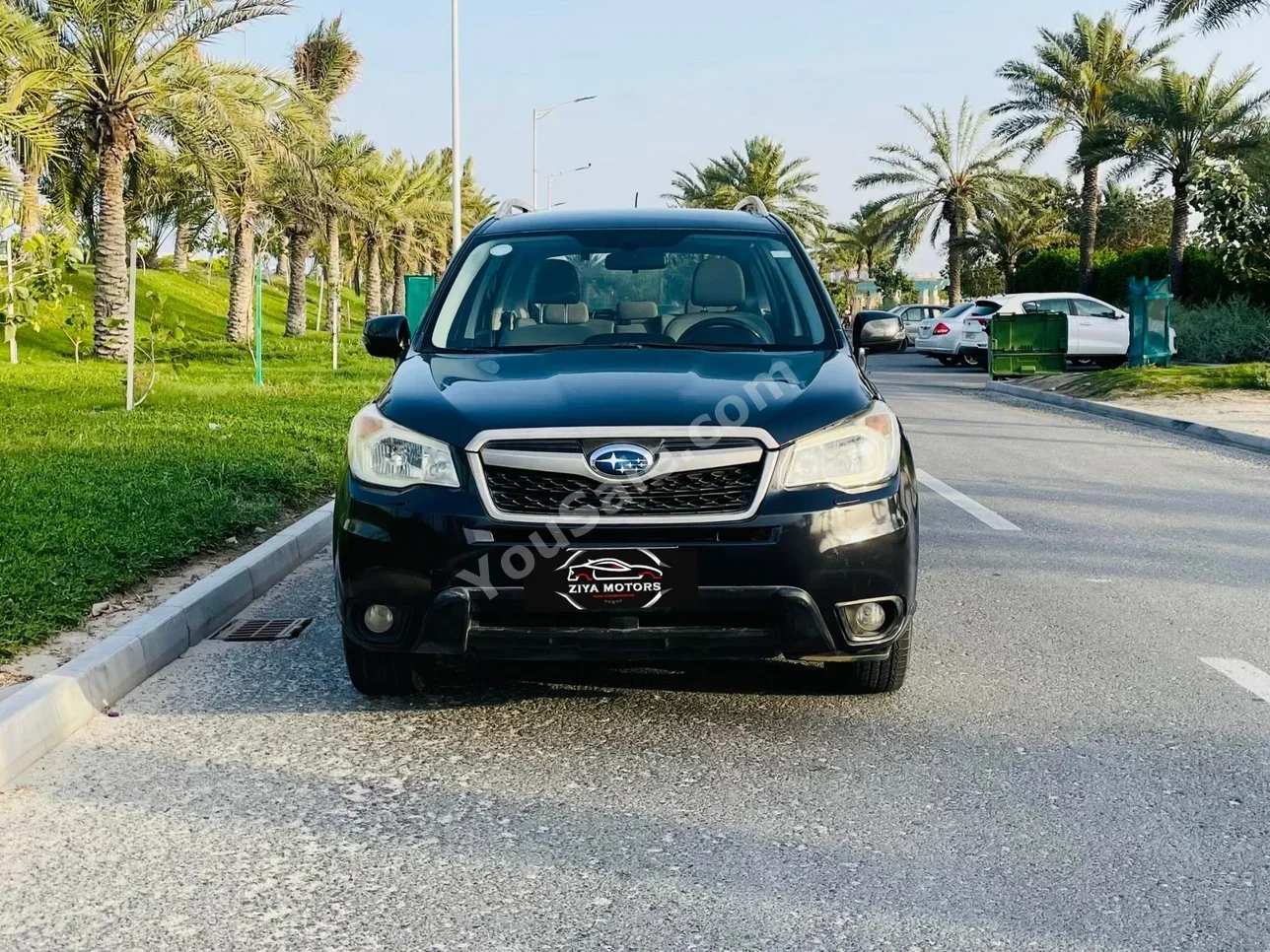Subaru Forester 2014 Automatic 158,000 KM 4 Cylinder SUV Black