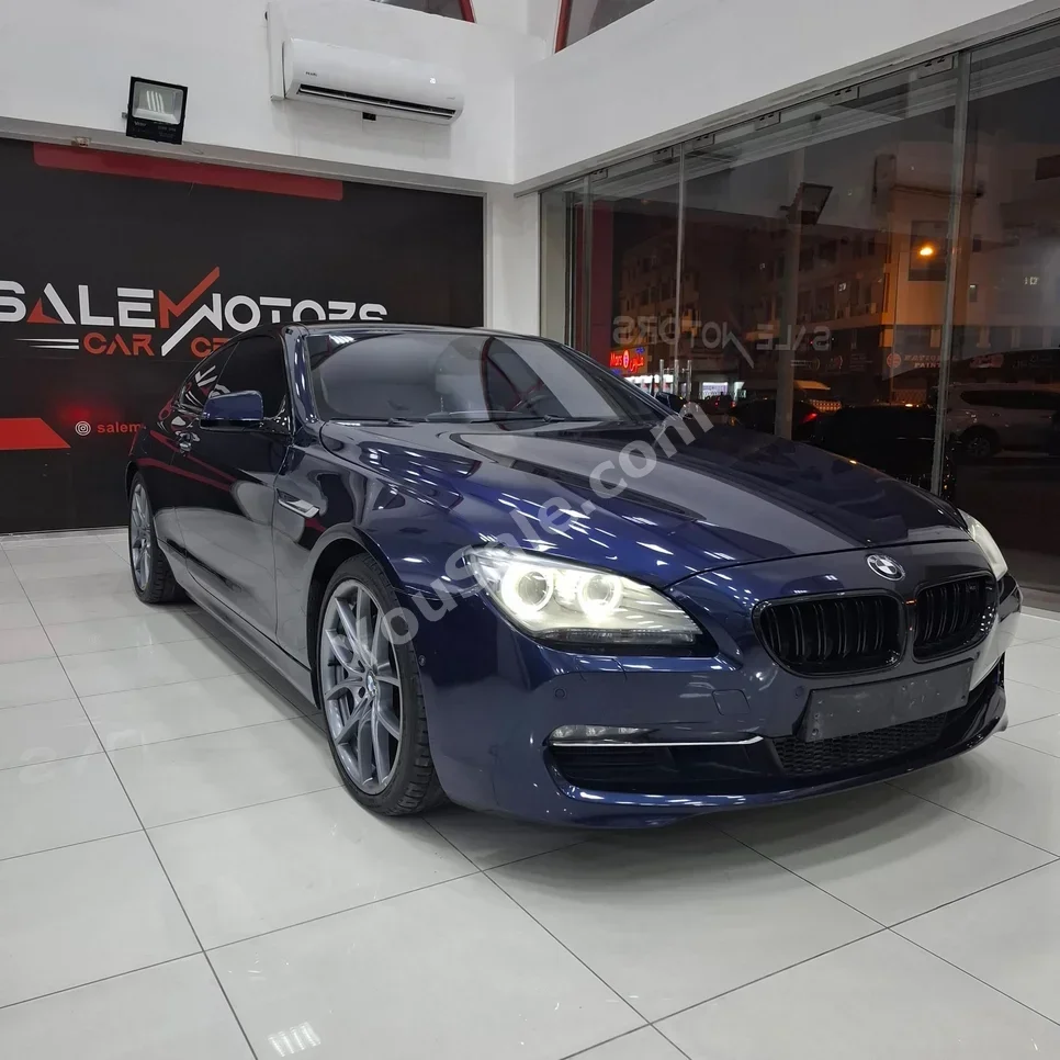 بي ام دبليو  الفئة - السادسة  650i  2012  اتوماتك  163,000 كم  8 سلندر  كوبيه \ سبورت  ازرق