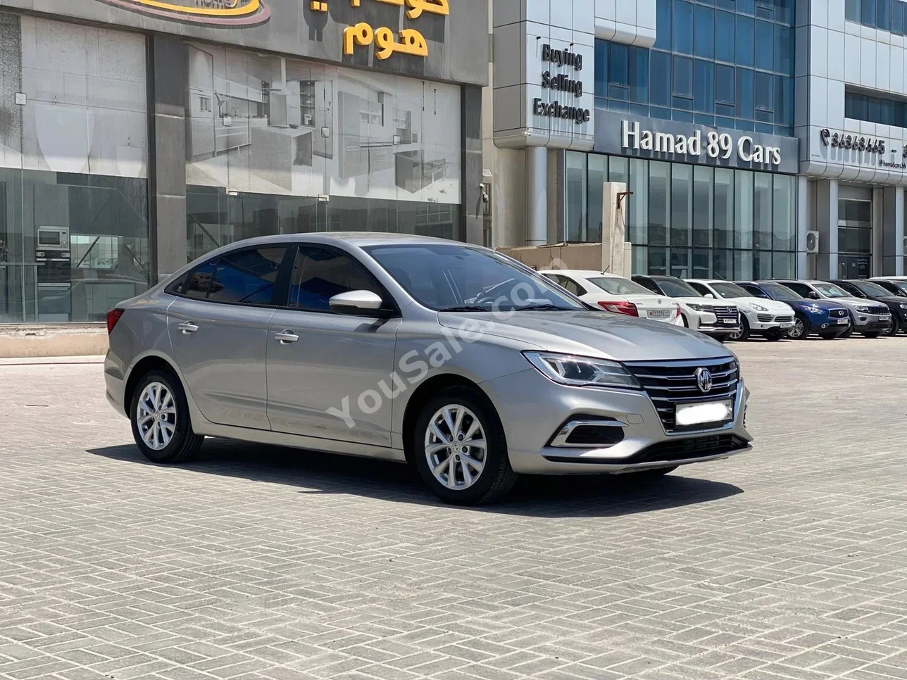 MG  MG5  2023  Automatic  74,700 KM  4 Cylinder  Sedan  Silver  With Warranty