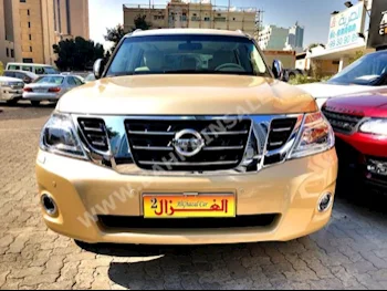 نيسان  باترول  بلاتنيوم  2014  اس يو في  اتوماتك  8  120,000  دفع رباعي  ذهبي  بنزين