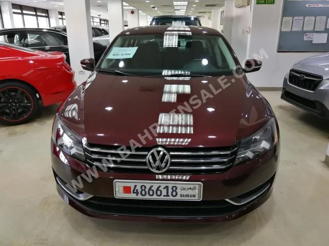 Volkswagen  Passat  2015  Sedan  Automatic  4  67,000  FWD  Maroon  Gasoline