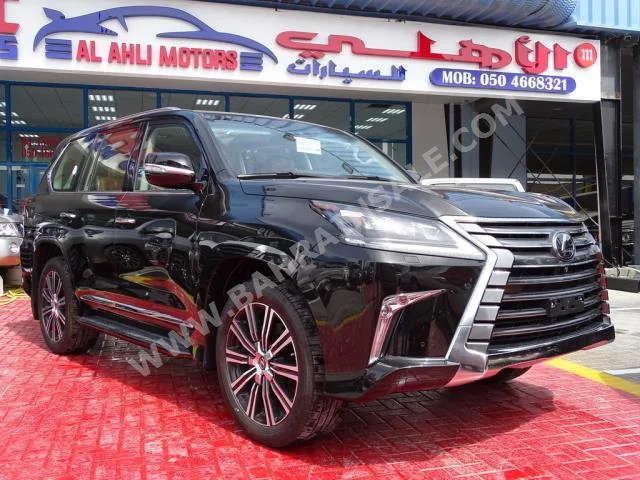 Lexus  LX  570  2018  SUV  Automatic  8  0  4WD  Black  Gasoline